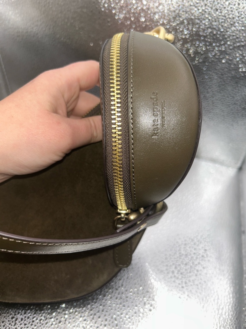 Kate Spade Duo Suede Crossbody Bag - Picture 6 of 10